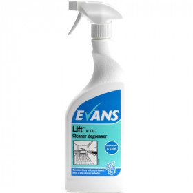 Evans Vanodine Lift ® RTU Heavy Duty Unperfumed Cleaner Degreaser A129AEV 1x750ml