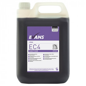 Evans Vanodine EC4 Sanitiser Multi Surface Cleaner and Disinfectant A033EEV2 1x5Litre